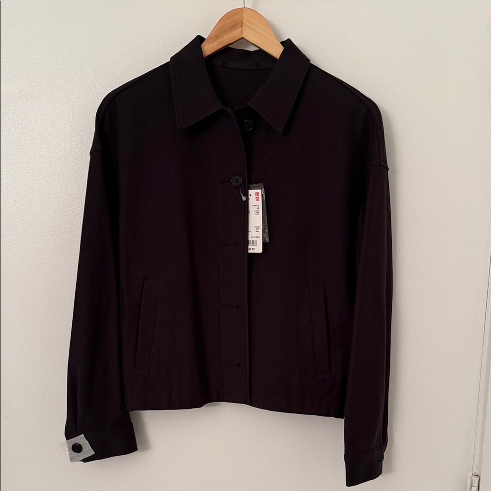 Uniqlo Black Button-Up Jacket